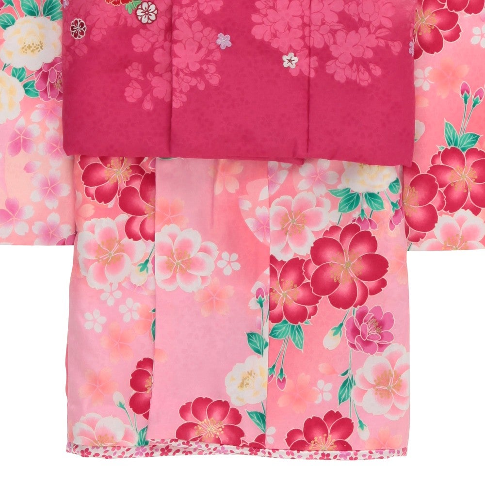 [レンタル] 七五三/節句 被布セット 3歳女の子 可憐 華やかの宅配レンタル - 4
