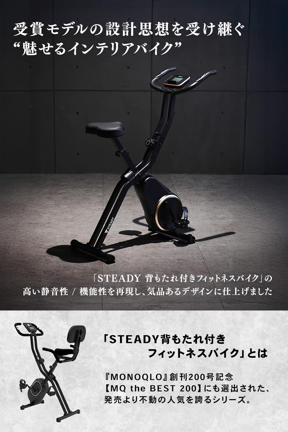 [レンタル] STEADY（ステディ） フィットネスバイク Neo（マット無し） ST163 2026年モデル - 3