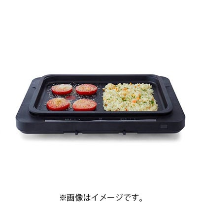 [レンタル] アイリスオーヤマ 左右温調ホットプレート 1枚プレート WHP-011-B 平面タイプ 左右温度調整 アタッチメント付 - 2