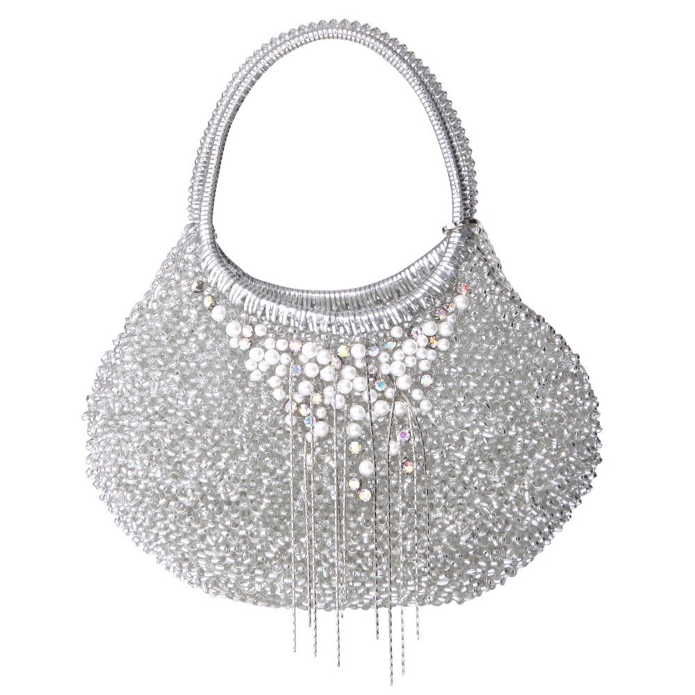 アンテプリマ ショルダーバッグ ハンドバッグ シルバー スタンダード/スクエア ミディアム(Dリング付き)/オーキッド