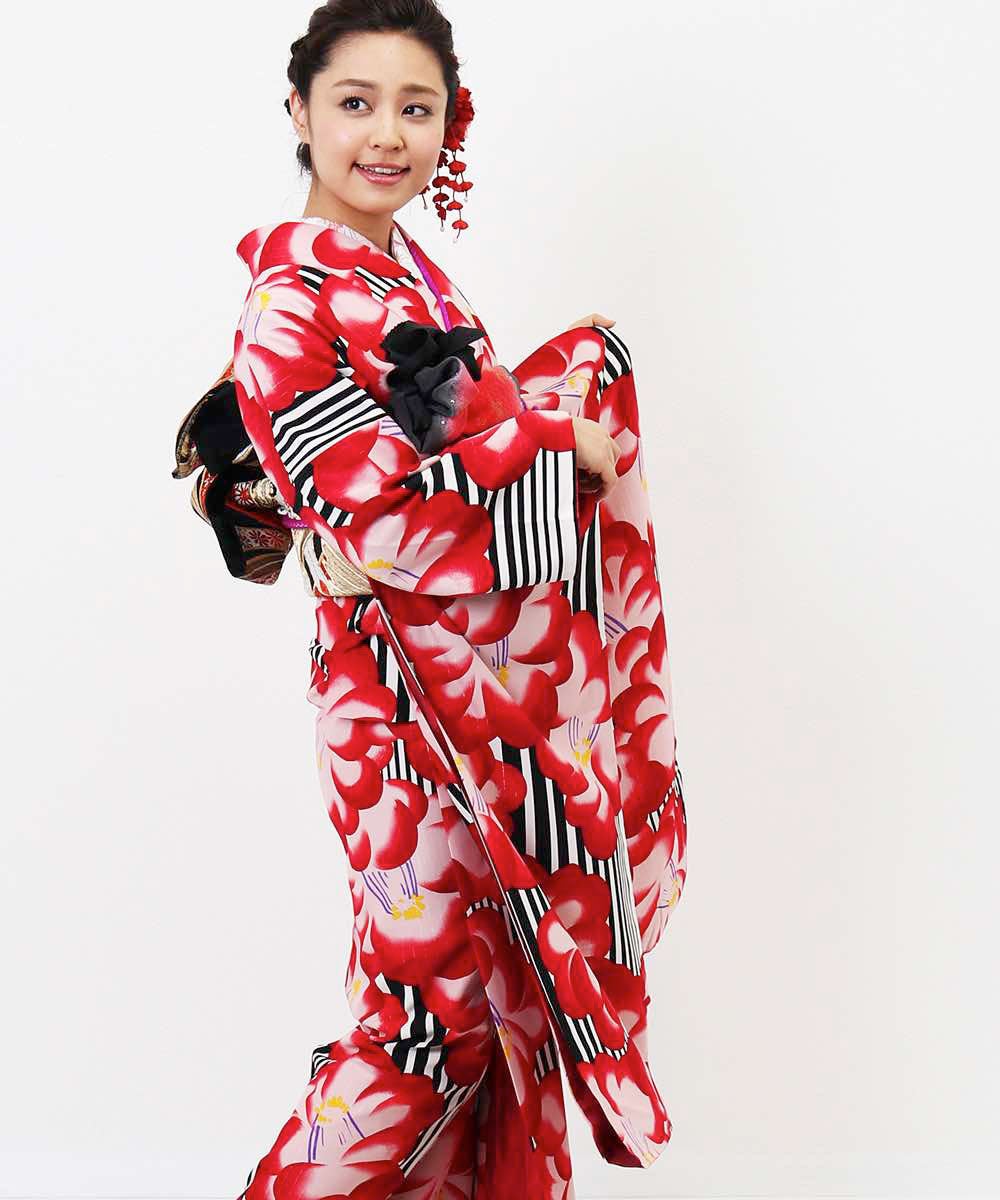 [レンタル] 【対応身長148-168cm】レンタル振袖フルセット-764の宅配レンタル - 4