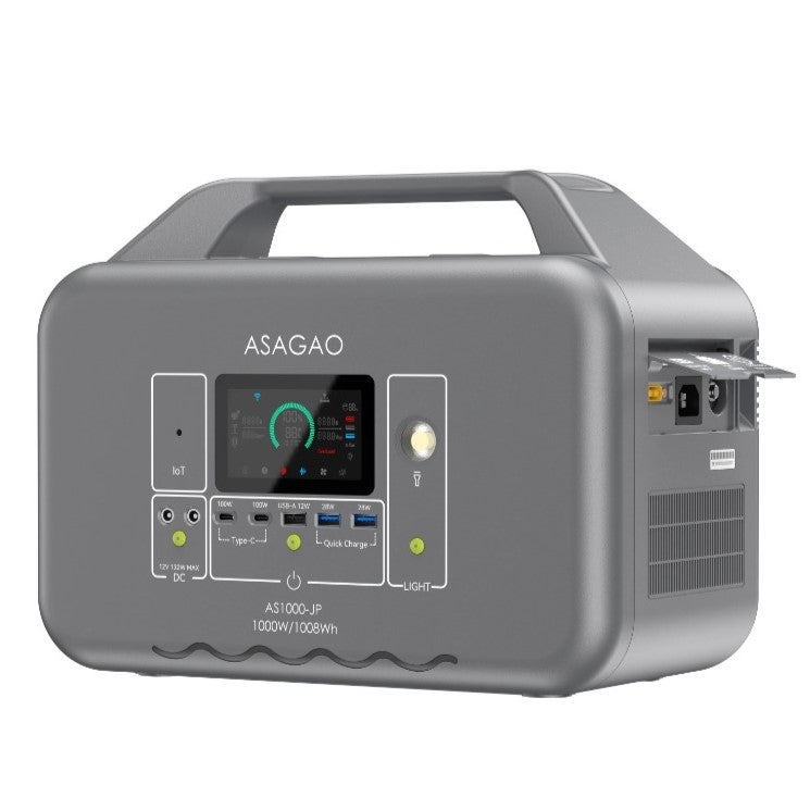 [レンタル] ASAGAO AS1000-JP ポータブル電源 (1008Wh) - 3