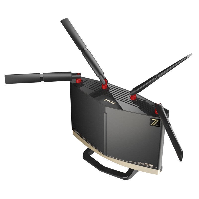 [レンタル] バッファロー BUFFALO AirStation WXR18000BE10P Wi-Fi 7（11be）対応 11529+5764+688Mbps トライバンドルーター - 6