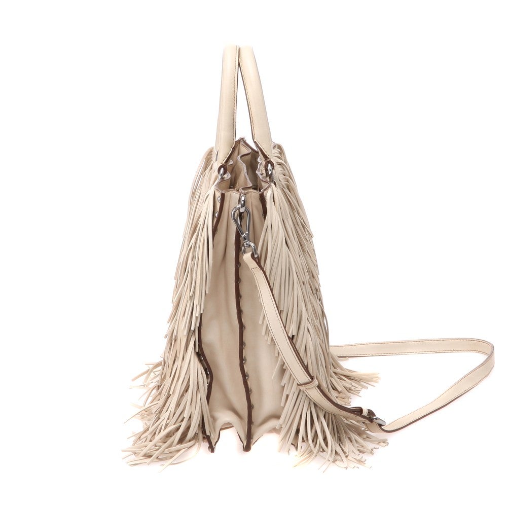 [レンタル] レディース プラダ ナッパ フリンジハンドバッグ - 3