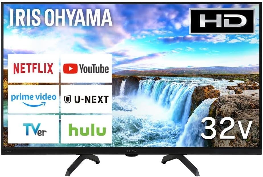 [レンタル] アイリスオーヤマ LUCA GoogleTV搭載 LT-32WGX-F1 32V型 2Kスマート液晶テレビ