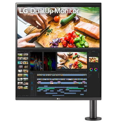 LG PCモニター ディスプレイ 28MQ780-B 27.6インチ DualUpモニター