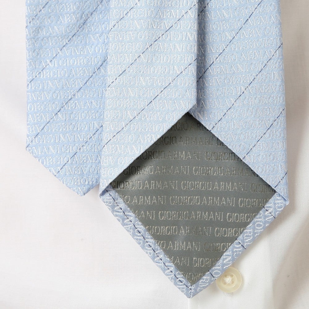 [レンタル] ジョルジオ・アルマーニ メンズネクタイ シルク ブルー＆ストライブ / グレー＆ドット / ブラック＆ウインドーペンの宅配レンタル - 4