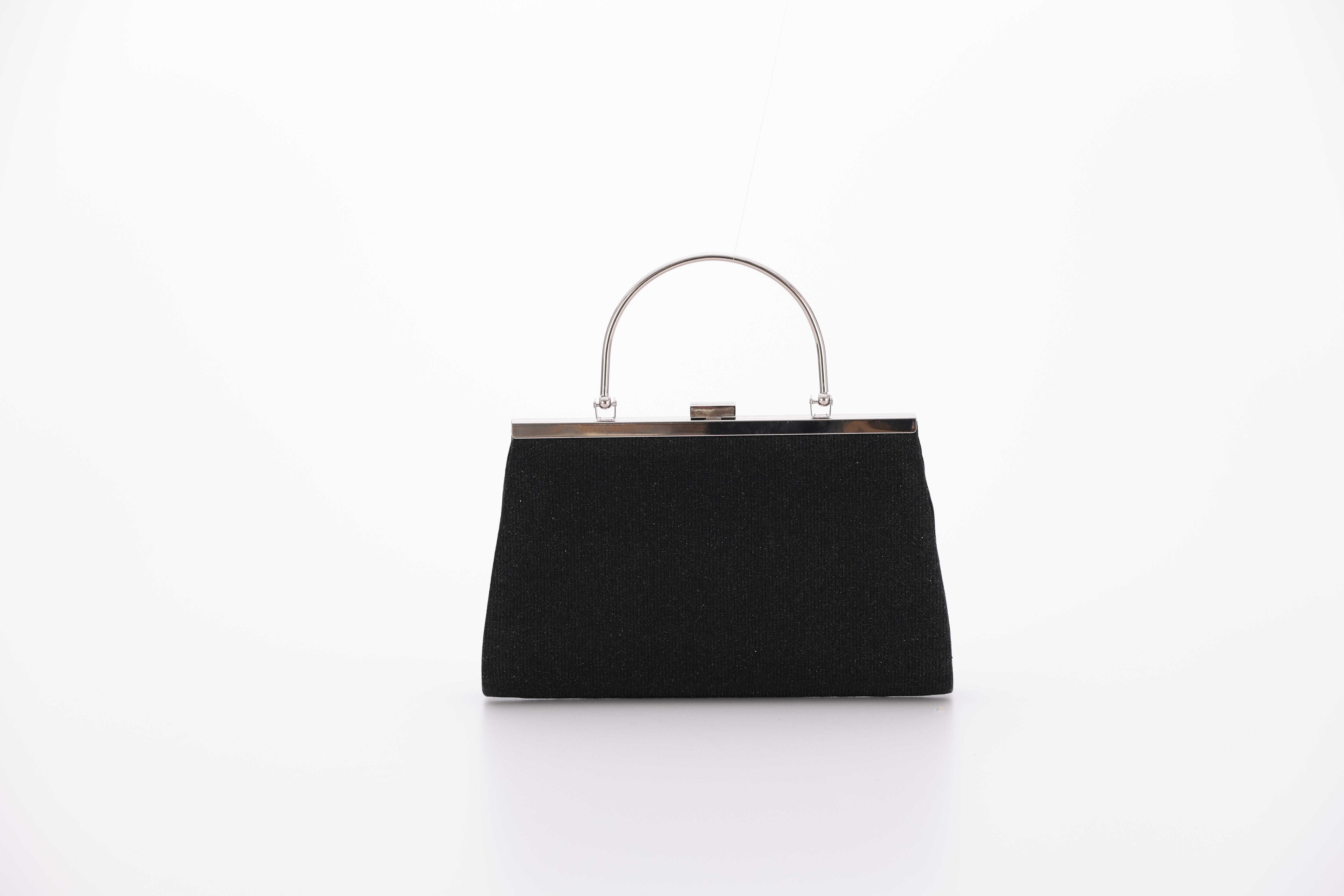 [レンタル] アートマリー ラメプリーツハンドル付きパーティーバッグ ブラックの宅配レンタル - 2