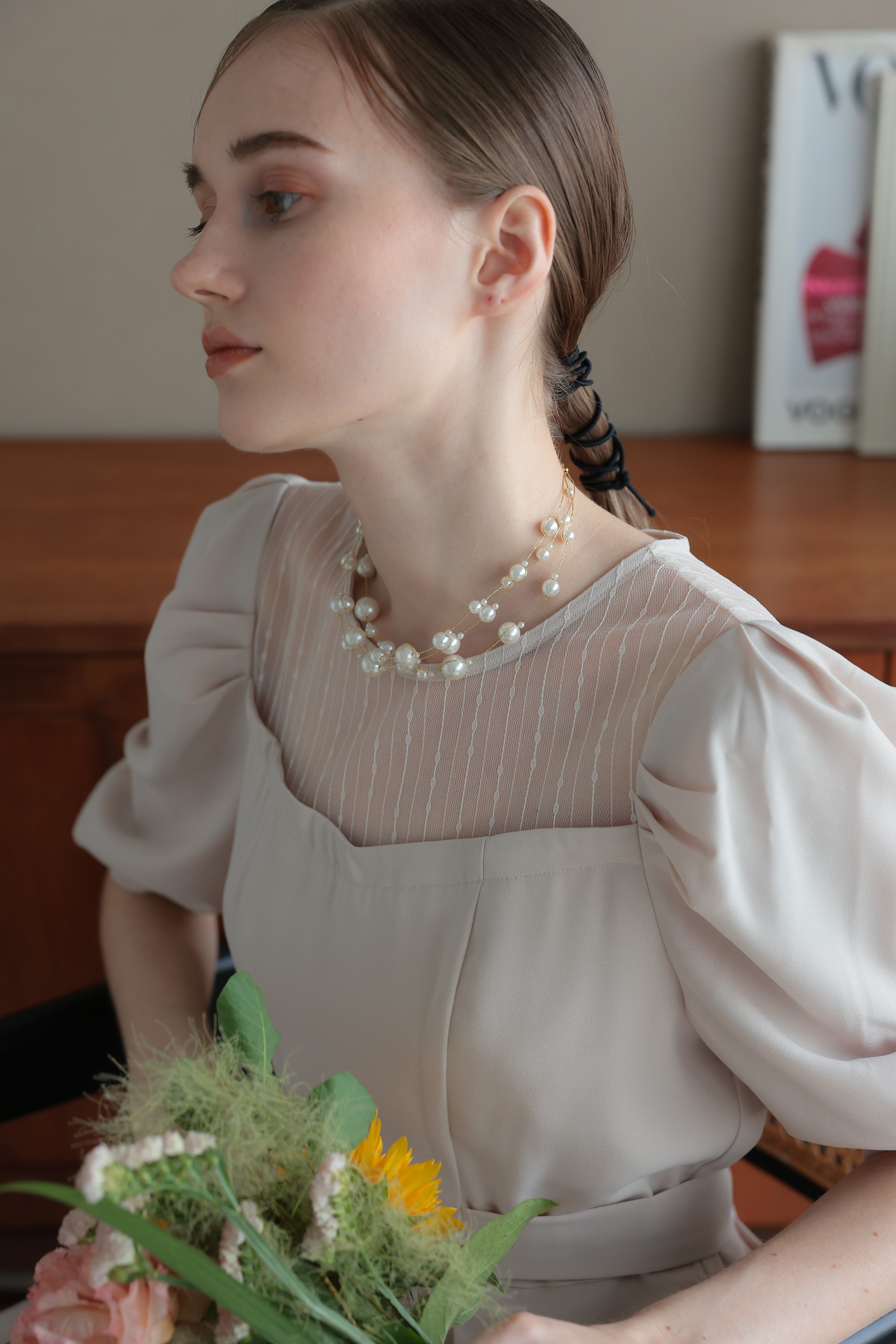 [レンタル] アートマリー ３連パールネックレス ゴールドの宅配レンタル - 6