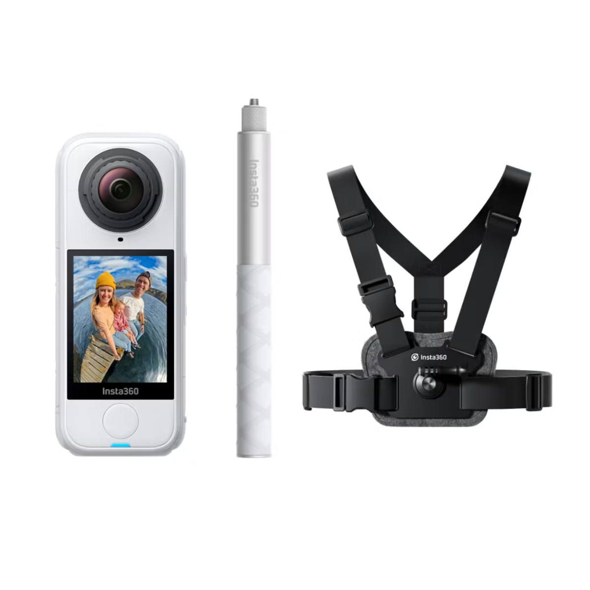 [レンタル] Insta360 X4 Air 360度カメラ ウィンタースポーツ向けセット（スキー、スノーボード）ホワイト