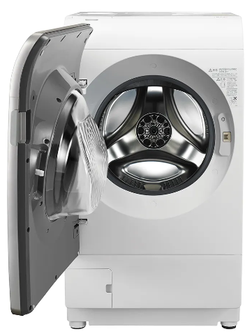 [レンタル] SHARP (シャープ)【左開き】 ES-X12C-SL 洗濯12kg/乾燥6kg ドラム式洗濯乾燥機 クリスタルシルバー - 3