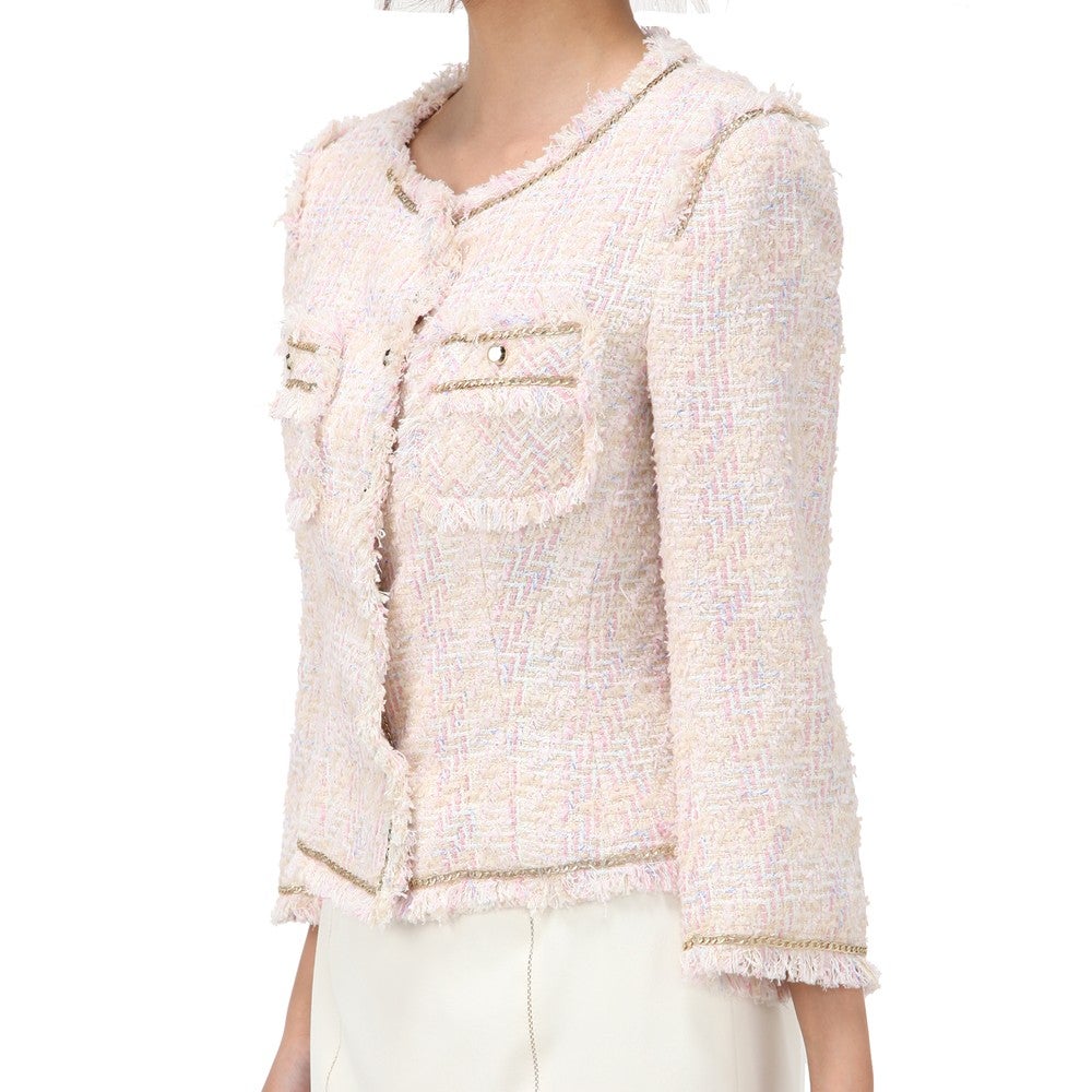 [レンタル] エポカ セレモニースーツ2点セット(ジャケット+タイトスカート) ピンクの宅配レンタル - 4