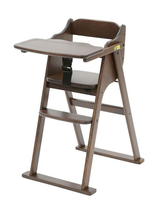 [レンタル] 大和屋 tatameru たためる ベビーハイチェア ダークブラウン