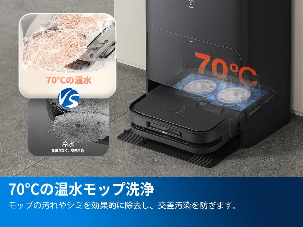 [レンタル] ECOVACS DEEBOT X5 PRO OMNI ロボット掃除機 - 12