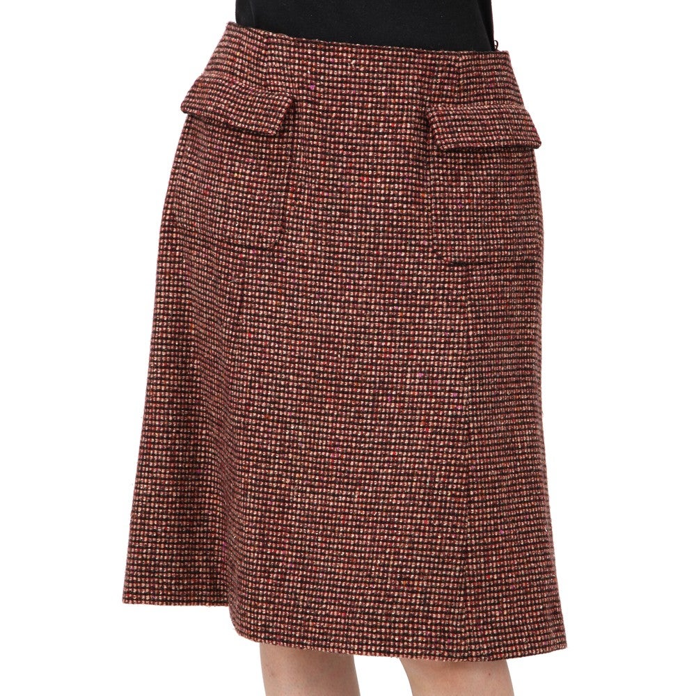 [レンタル] シャネル セレモニースーツ2点セット(ジャケット+スカート) ピンク / ブラウン / ブラックの宅配レンタル - 4