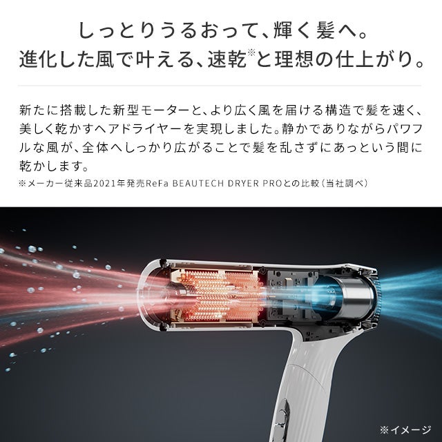 [レンタル] MTG Refa BEAUTECH DRYER SMART W [海外対応]リファビューテックドライヤースマートダブル - 6