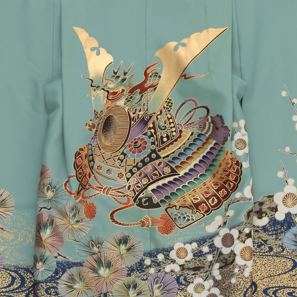 七五三/節句 袴セット 5歳 男の子 河川美 梅花