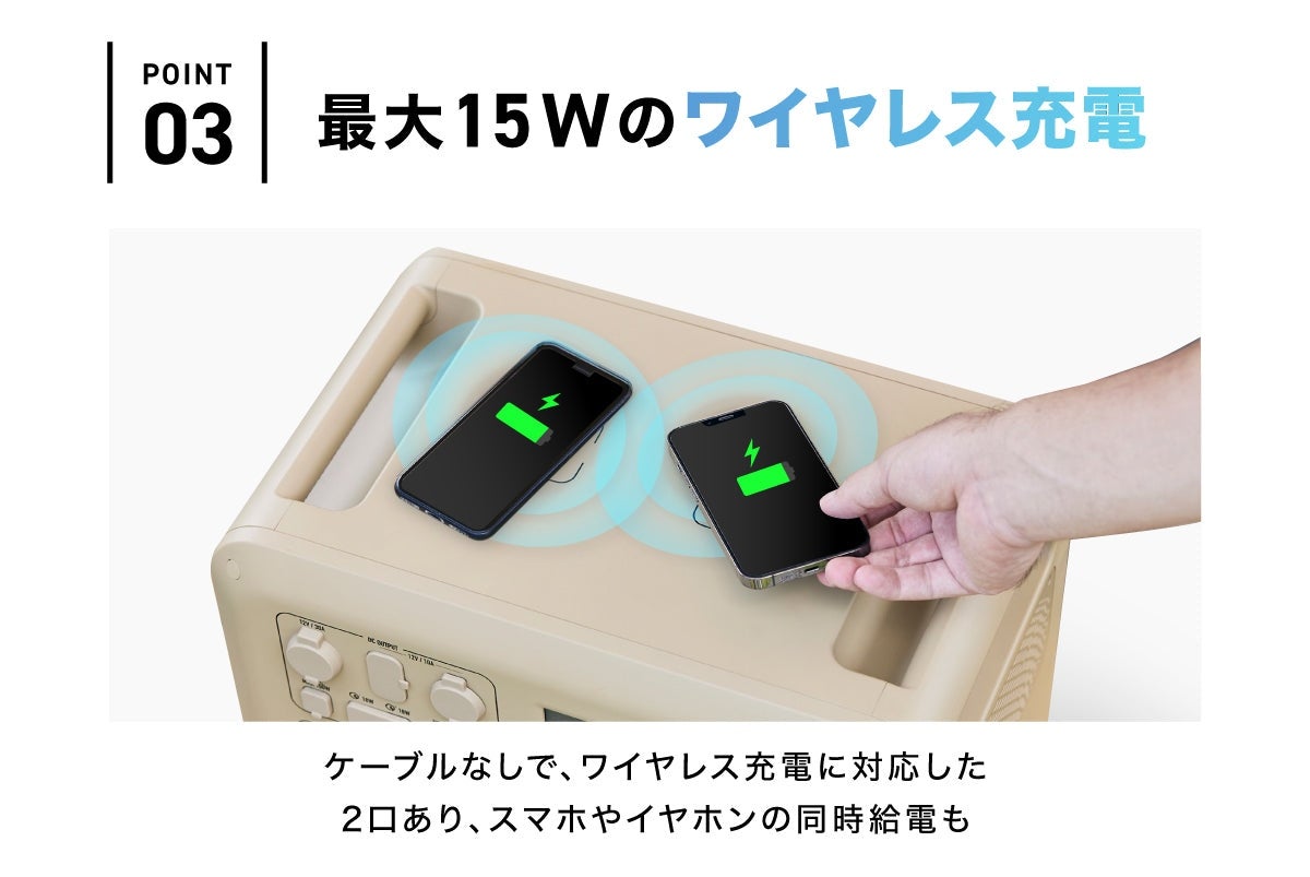 [レンタル] 加島商事 PowerArQ Max ポータブル電源（2150Wh） - 12