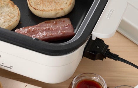 [レンタル] タイガー ホットプレート ダイニングプレート セラミックホワイト CRL-A200 WC - 8