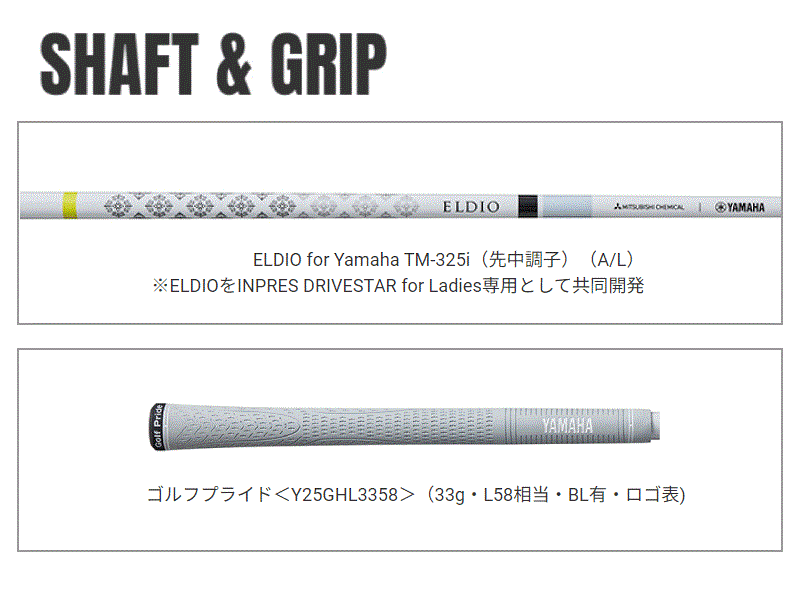 [レンタル] 2025 INPRES DRIVESTAR for Ladies アイアンセット #７~PW＋SW（５本） - 5