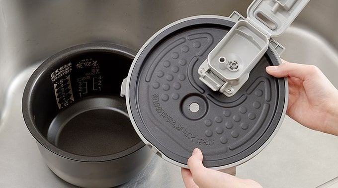 [レンタル] [5.5合炊き] 三菱電機 備長炭 炭炊釜 NJ-VS10H 炊飯器 - 4