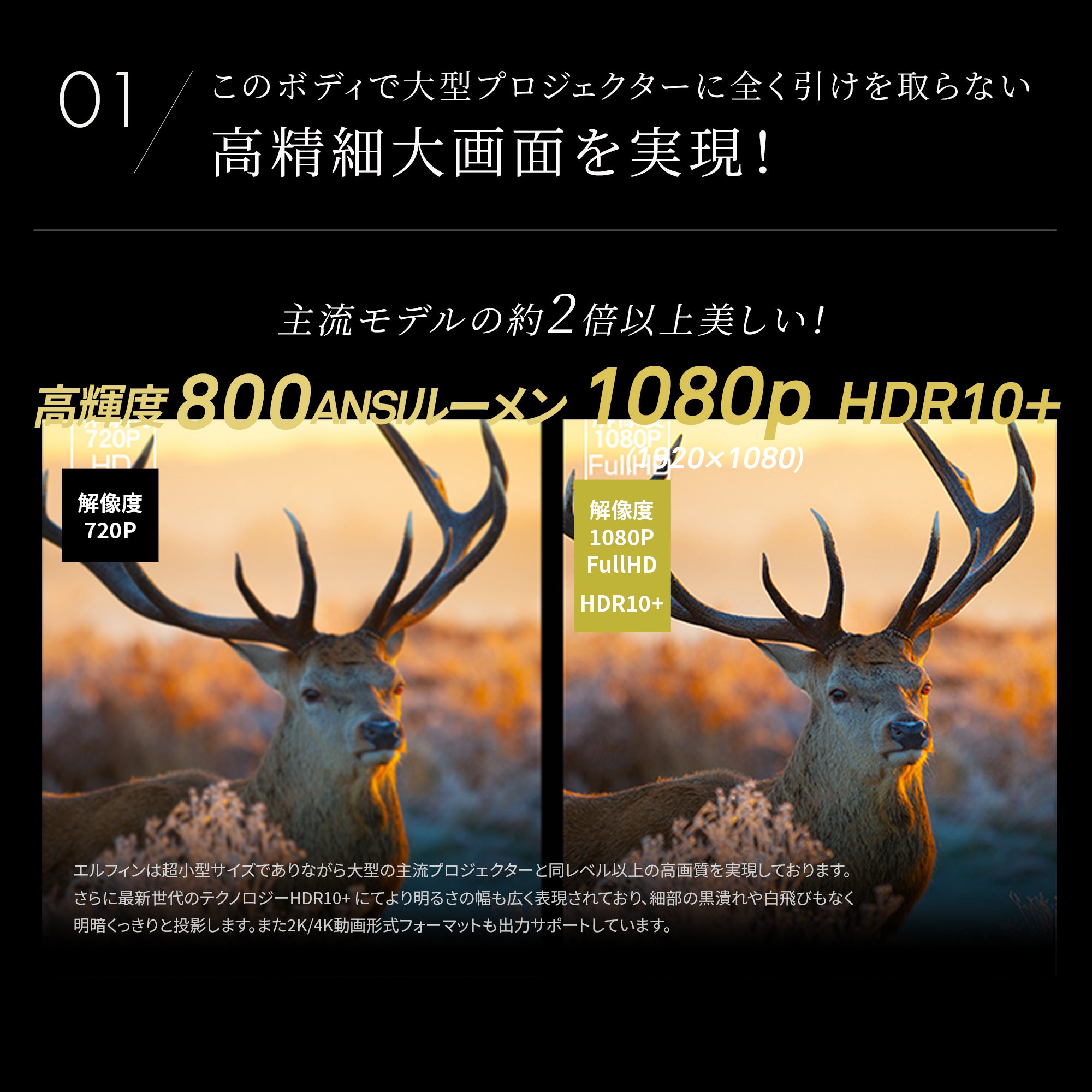 【値下げしました】XGIMI Elfinホームプロジェクター XGIMI エクスジミー Elfin Flip Pro プロジェクター -の商品詳細