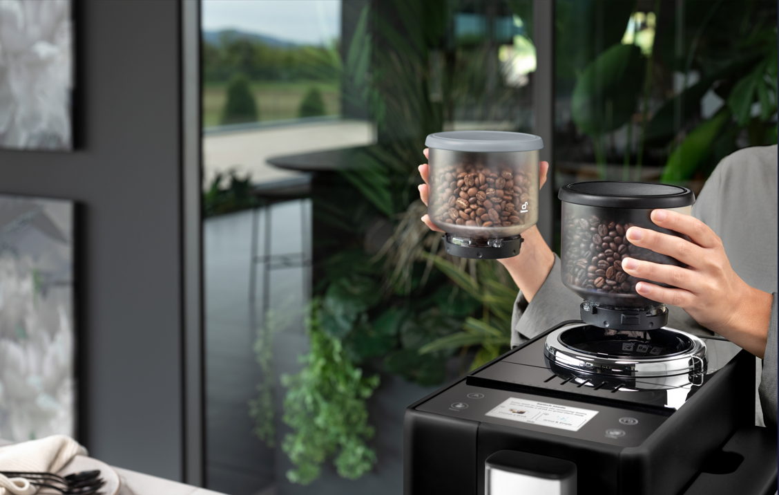 [レンタル] デロンギ リヴェリア 全自動コーヒーマシン EXAM44035B オニキスブラック - 4