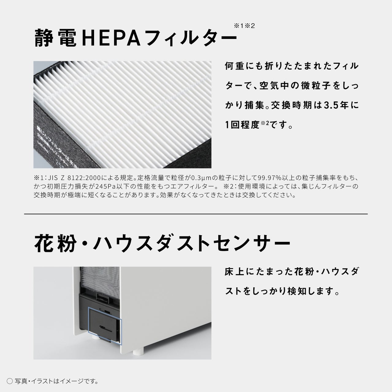 [レンタル] Panasonic 空気清浄機 F-PX70C（～31畳） - 7