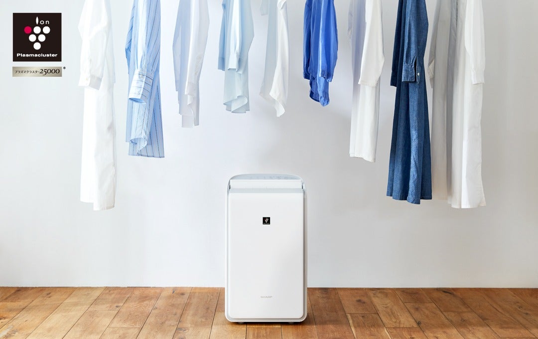 [レンタル] シャープ ハイブリッド方式 衣類乾燥除湿機 プラズマクラスター25000 CV-RH140-W ホワイト系(木造〜14畳 / 鉄筋〜28畳) - 3