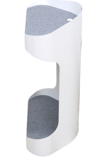 [レンタル] オカムラ ライブスワゴン コーナー用 電源付 ネオホワイト - 2