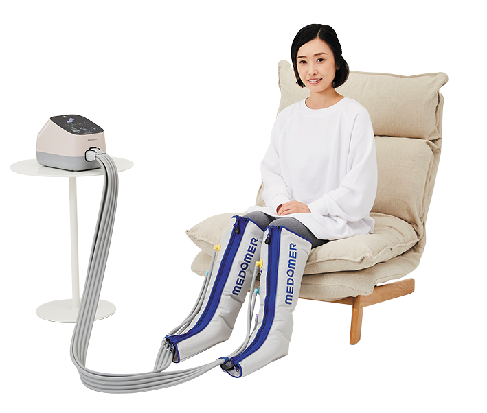 [レンタル] 【送料別】日東工器 本格的エアーマッサージ器ドクターメドマー®DM-45 ショートブーツセット - 2