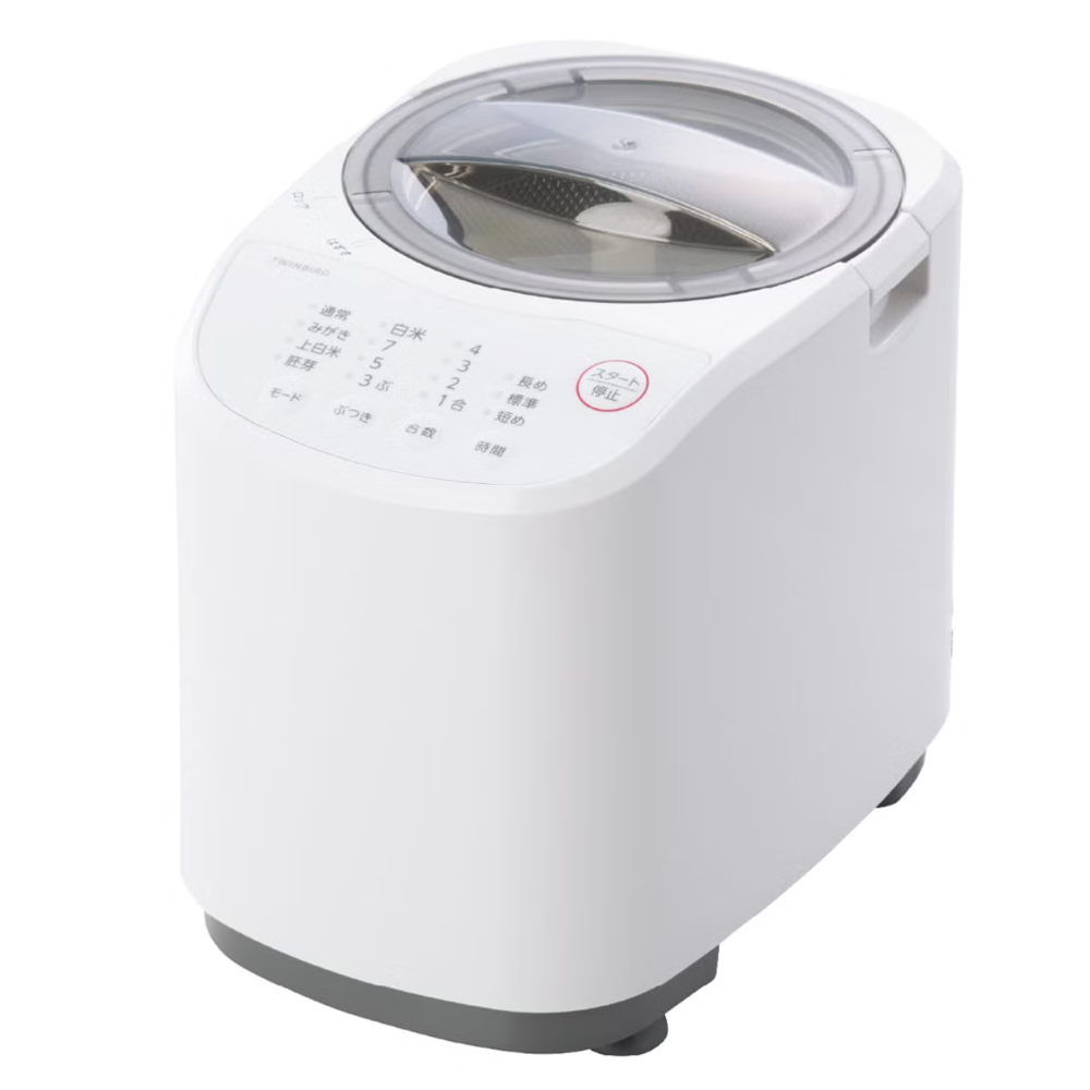 [レンタル] [4合]ツインバード 精米器 MR-E522W ホワイト