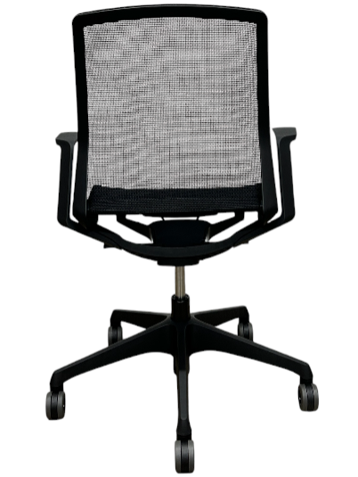 [レンタル] オカムラ CYNARA（シナーラ）シリーズ スタンダードカラータイプ 固定肘 ブラックボディー ホローウレタンキャスター CD77JK F2X1 オフィスチェア - 4