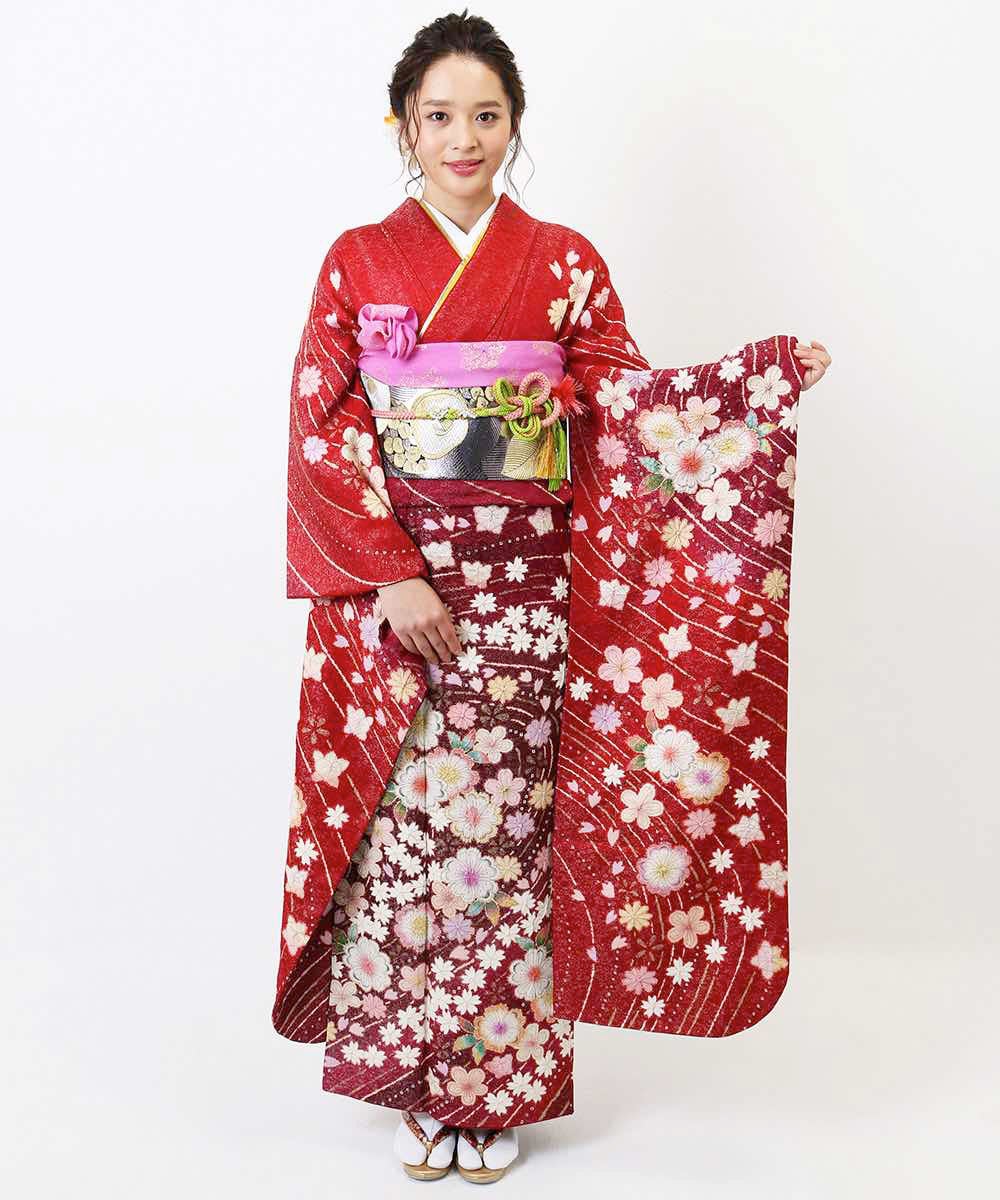 [レンタル] 【対応身長160-175cm】レンタル振袖フルセット-834の宅配レンタル - 2