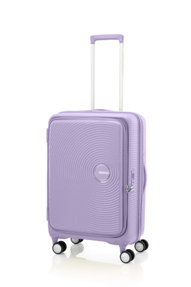 [5-8泊向けサイズ]AMERICAN TOURISTER CURIO スピナー68 エキスパンダブル 75L/拡張時91L ハードスーツケース ラベンダー