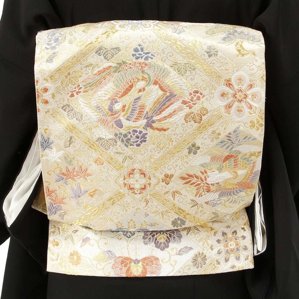 [レンタル] 留袖セット 鳥柄 (長襦袢、帯、和装小物一式)の宅配レンタル - 4