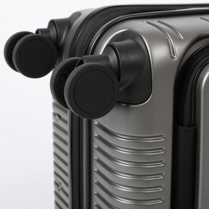 [レンタル] [1-3泊向けサイズ]BERMAS EURO CITY2 No.60295 フロントオープンファスナー38L 48cm ハードスーツケース ジェットブラックの宅配レンタル - 22