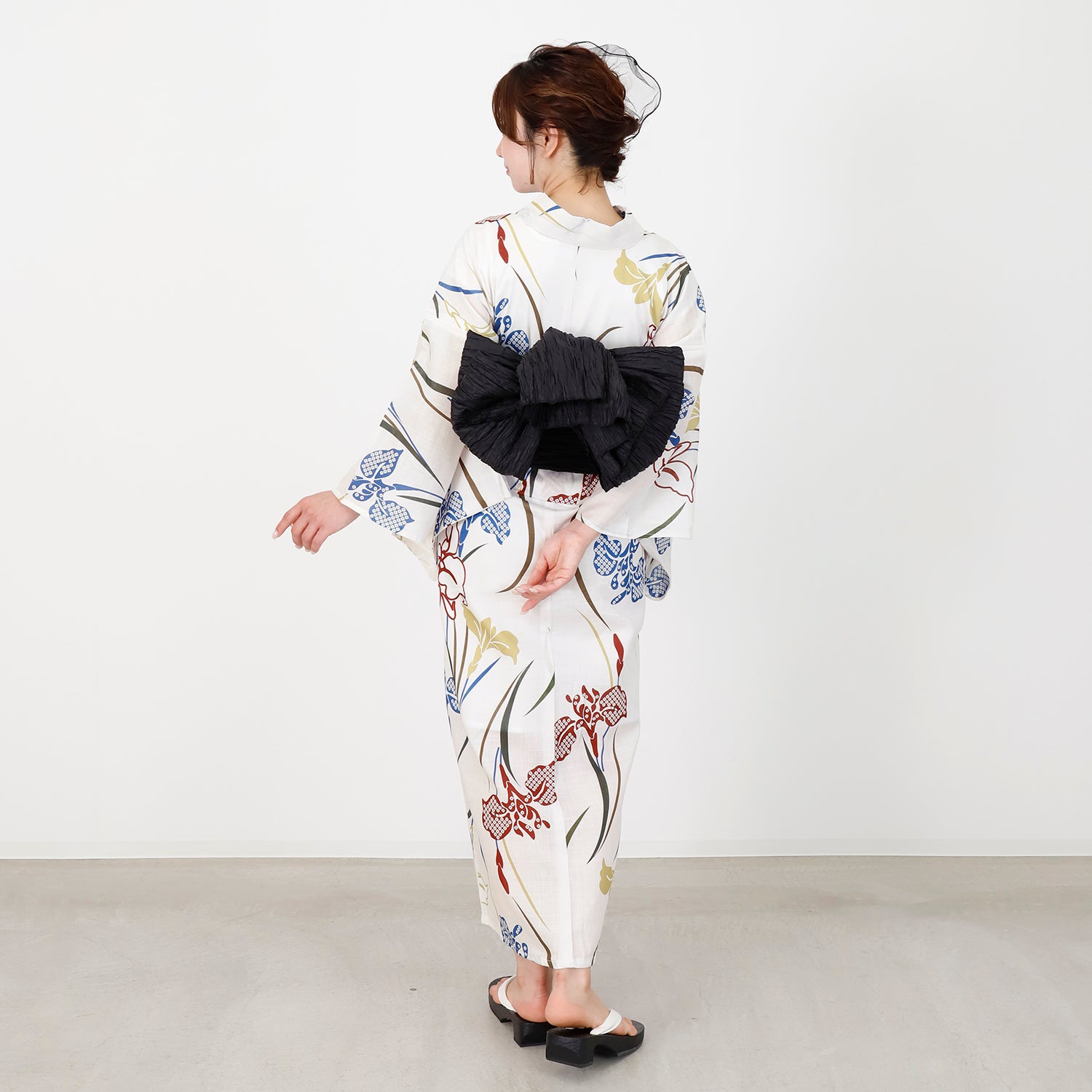 [レンタル] [2025新作]SION レディース浴衣 菖蒲 フリーサイズの宅配レンタル - 5