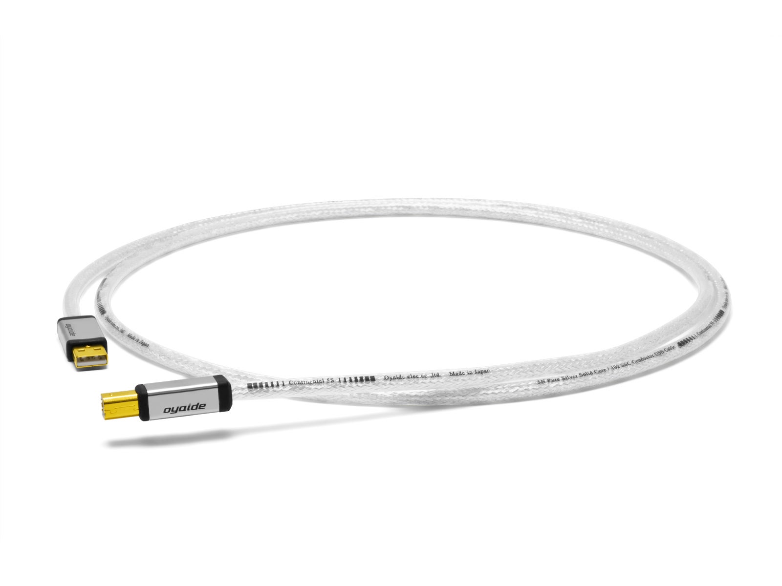 [レンタル] オヤイデ電気 Continental 5S V2 Hi-Fi USBケーブル 1.2m - 1