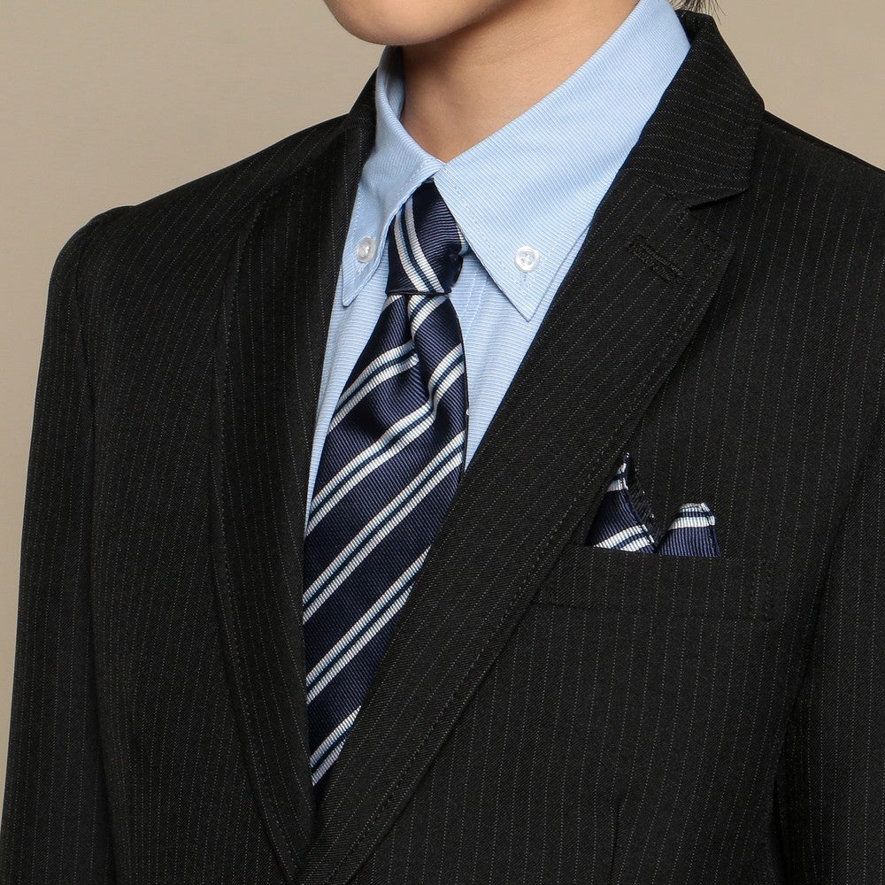 [レンタル] メンズ 【子供用】ストライプ スーツの宅配レンタル - 4