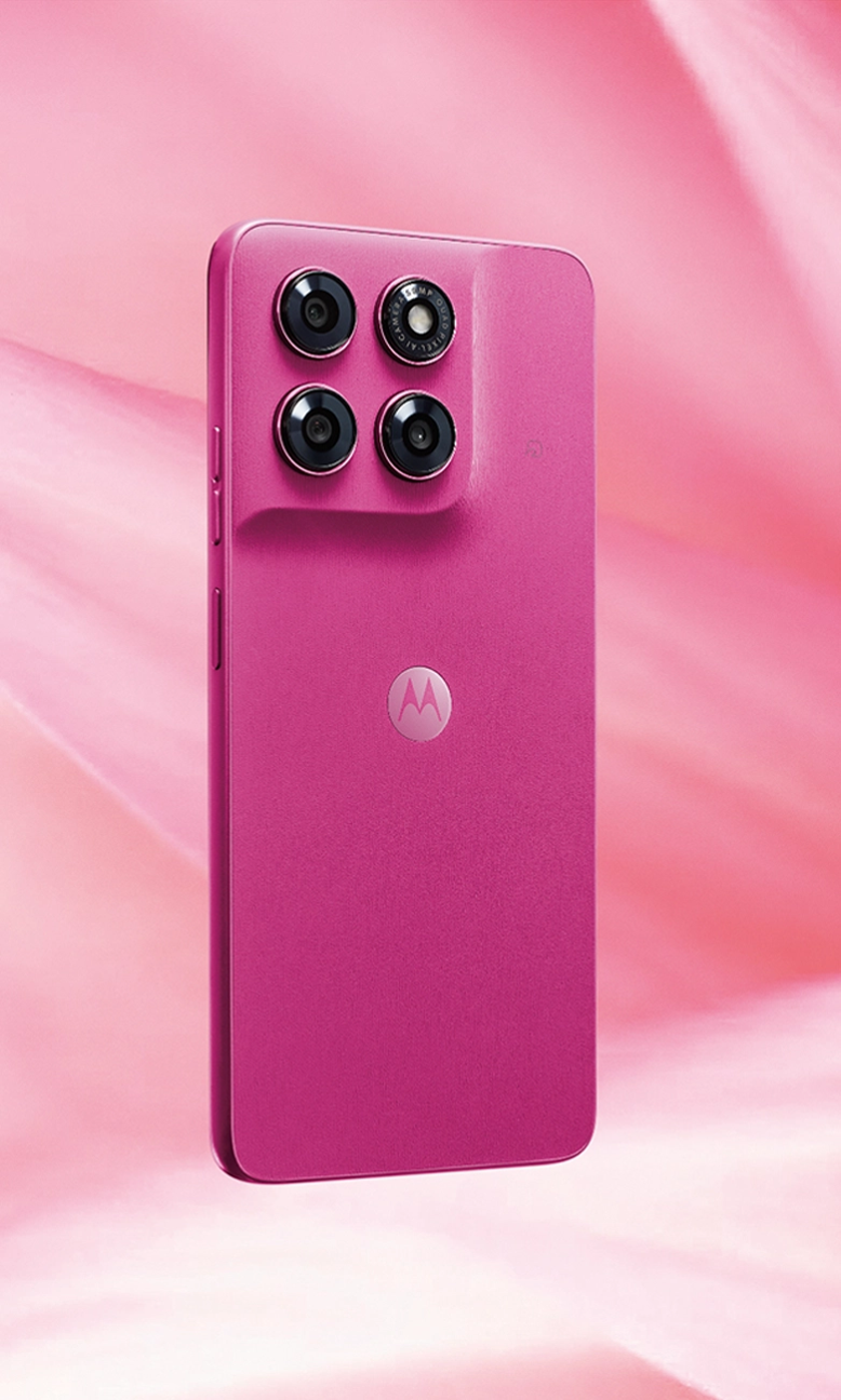 MOTOROLA(モトローラ) moto g37 j SIMフリースマートフォン 背面 フューシャレッド - 24