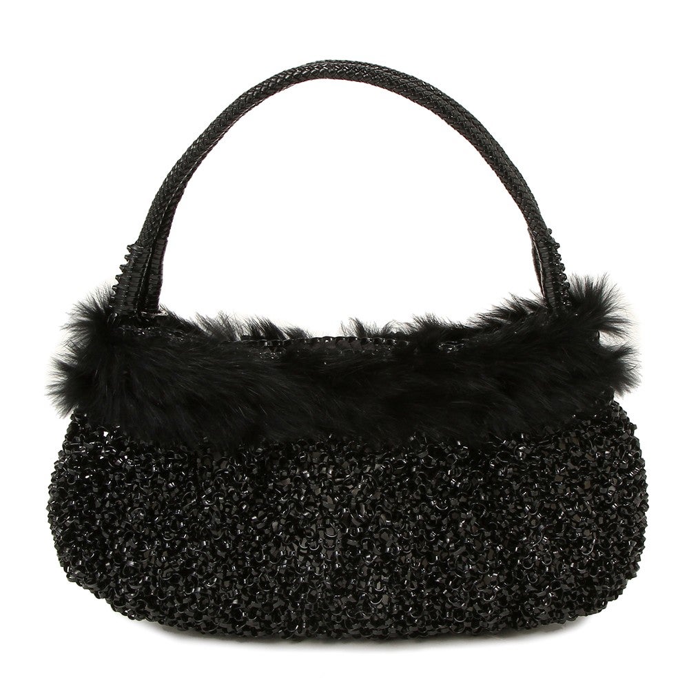 レディース アンテプリマ デコラティーヴォ ファー ハンドバッグ