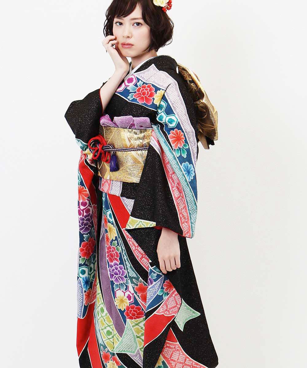 [レンタル] 【対応身長155-170cm】レンタル振袖フルセット-195の宅配レンタル - 8