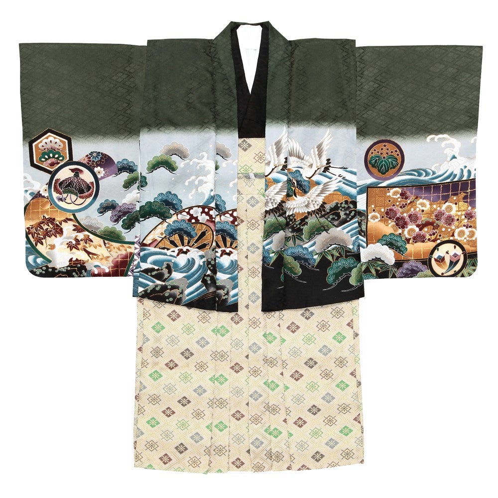 [レンタル] 七五三/節句 袴セット 3歳男の子 華やか 兜の宅配レンタル - 4