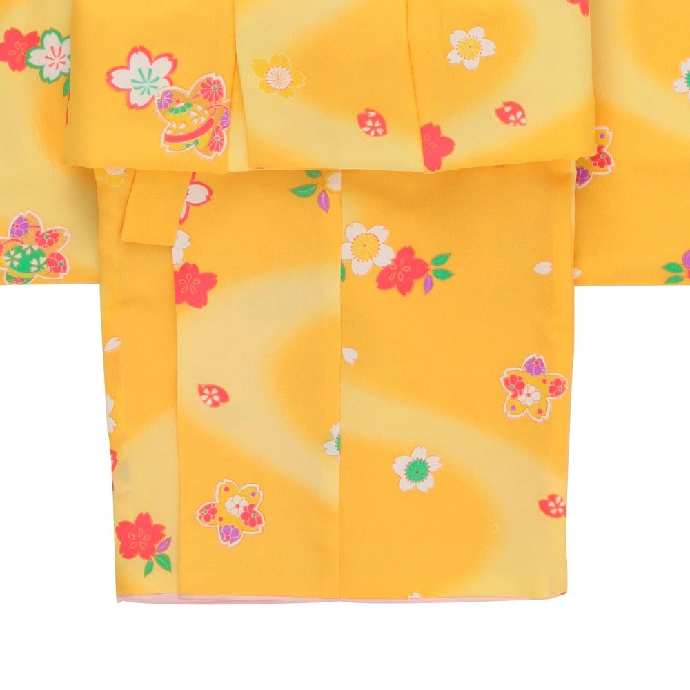 [レンタル] 七五三/節句 被布セット 3歳女の子 被布セット 可憐 桜模様の宅配レンタル - 3