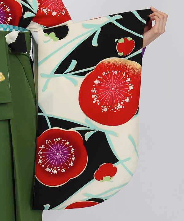 [レンタル] 【対応身長 157cm～165cm】卒業式 袴 レンタル フルセット 女性 袴セット-1810の宅配レンタル - 15