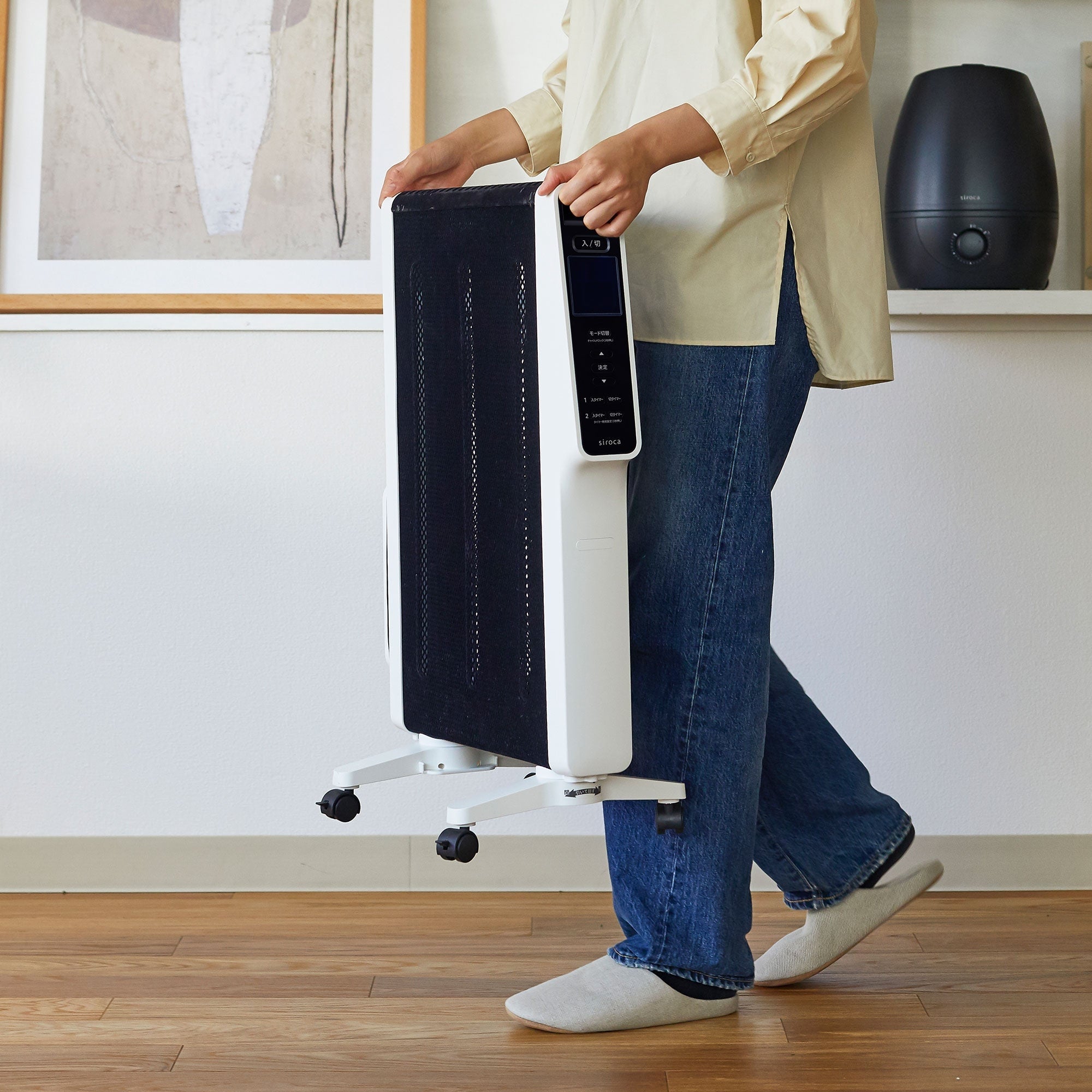[レンタル] シロカ(siroca) かるポカ SN-M351 遠赤軽量ヒーター (暖房目安 10畳) - 9