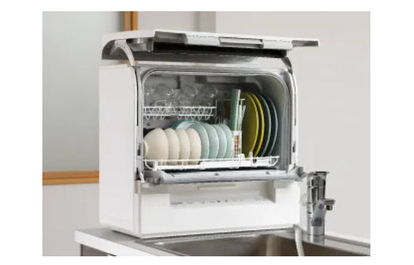 [レンタル] 【長期利用向け】 [～食器24点]パナソニック スリム食器洗い乾燥機 NP-TSP1 工事不要 タンク式 4人分 - 6