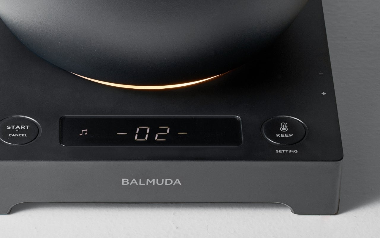 [レンタル] バルミューダ BALMUDA MoonKettle (ムーンケトル) KPT02JP 温度調整付電気ケトル - 9