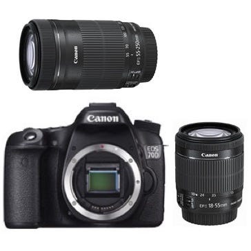 CANON EOS 70D ダブルズームキット 一眼レフ